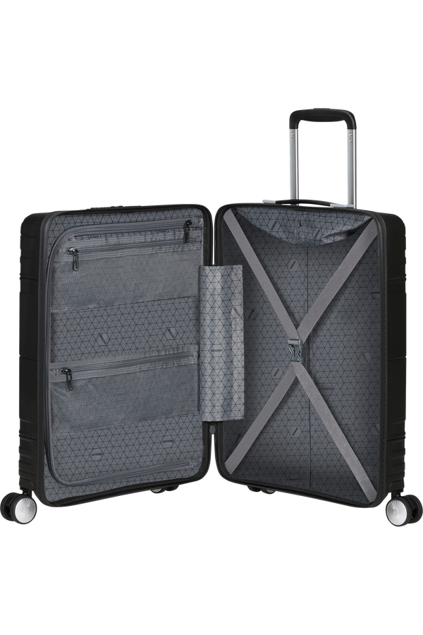 American Tourister Hello Cabin Spinner TSA Coated 55cm  Onyx Black