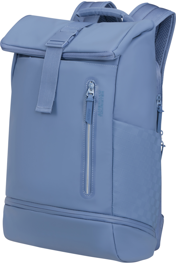 Urban Tide 15.6'' rolltop Ryggs&auml;ck 15.6" | American Tourister Urban Tide Rolltop Laptop Backpack 15.6'  Storm Blue