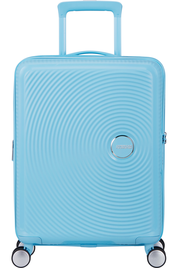 American Tourister SoundBox Spinner TSA Expandable 55cm  Blueberry Fizz