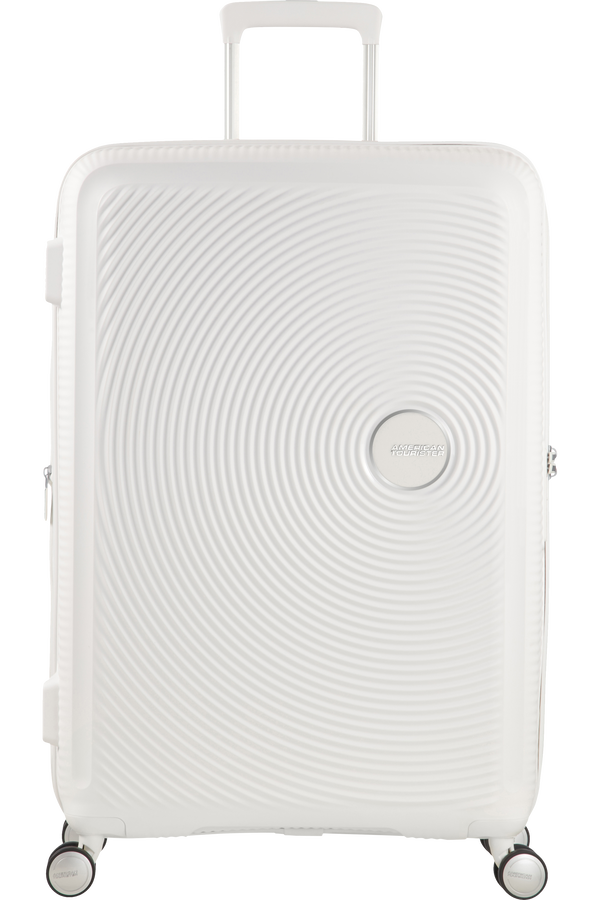 American Tourister Soundbox Spinner Expandable 67cm Pure White