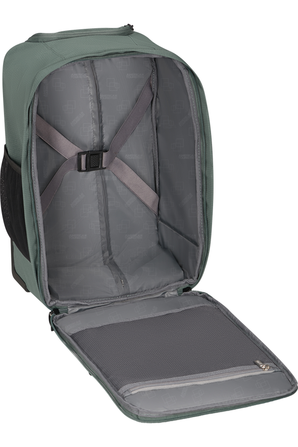 American Tourister Take2cabin Backpack with Wheels S  Dark Forest