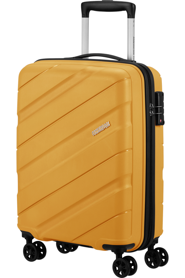Jetdriver 3.0 55cm Resv&auml;ska med 4 hjul | American Tourister Jetdriver 3.0 Spinner 55/20 TSA 55cm  Banana Cream