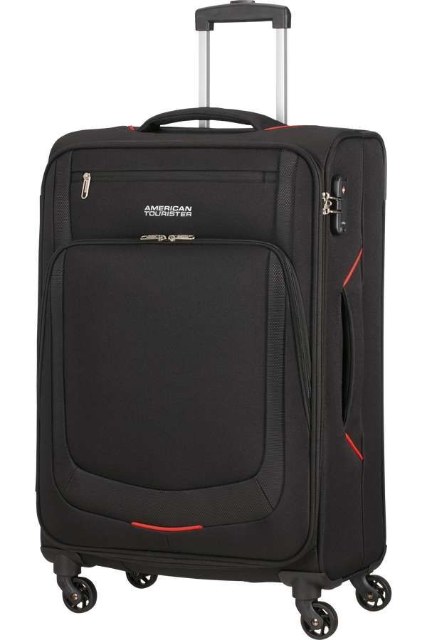 American Tourister Summer Session Spinner TSA M Black/Red