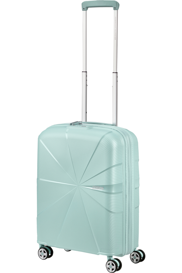 American Tourister StarVibe Spinner Expandable TSA 55cm  Metallic Surf Blue American Tourister StarVibe Spinner Expandable TSA 55cm  Metallic Surf Blue
