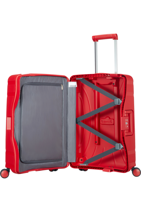 American Tourister Lock'n'Roll 4-wheel cabin baggage Spinner suitcase 55x40x20cm Formula Red