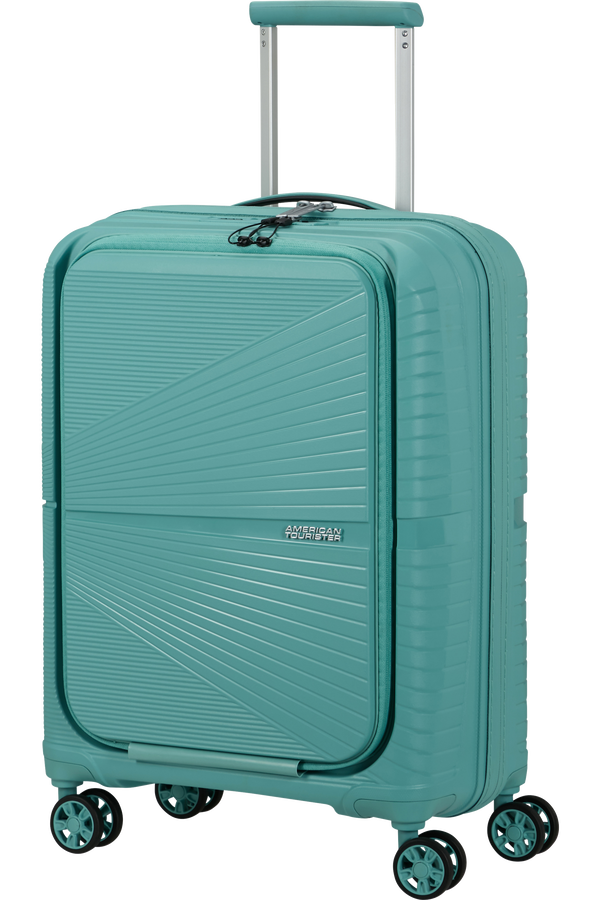 American Tourister Airconic Spinner Frontloader 15.6' 55cm  Dusty Turquoise