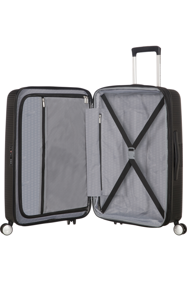 American Tourister Soundbox Spinner Expandable 77cm Bass Black American Tourister Soundbox Spinner Expandable 77cm Bass Black