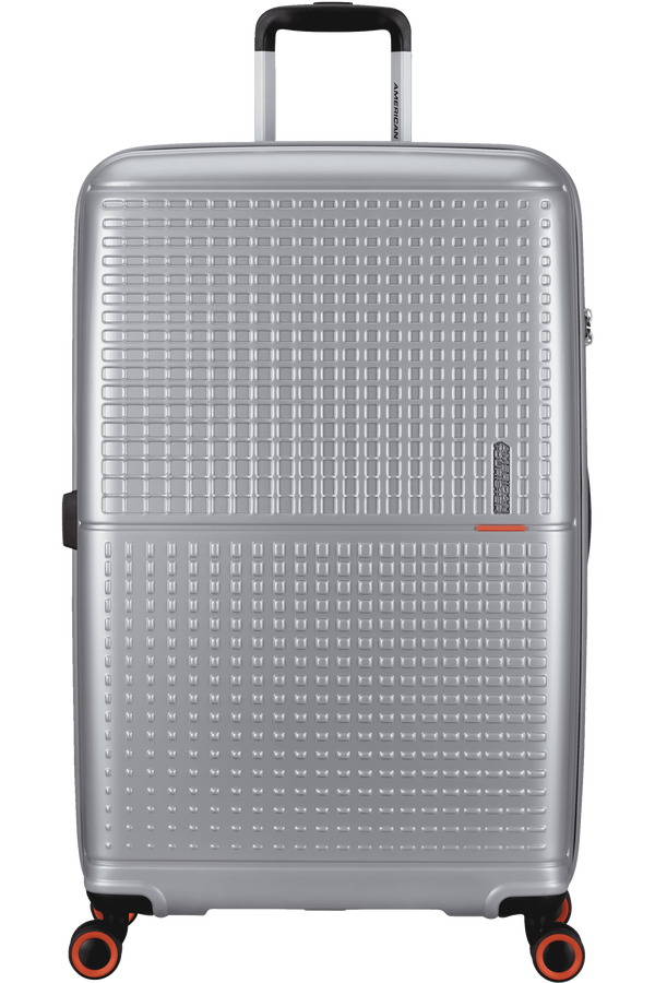 American Tourister Geopop Spinner 77/28 Tsa. 77cm  Metallic Silver