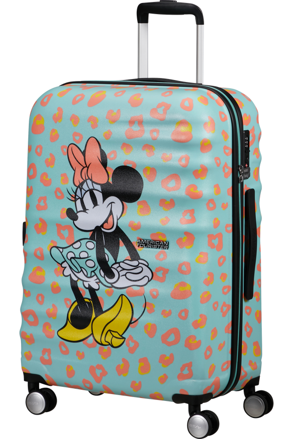 American Tourister Disney Wavebreaker Spinner TSA Disney Fl 67cm  Minnie Pastel Dots