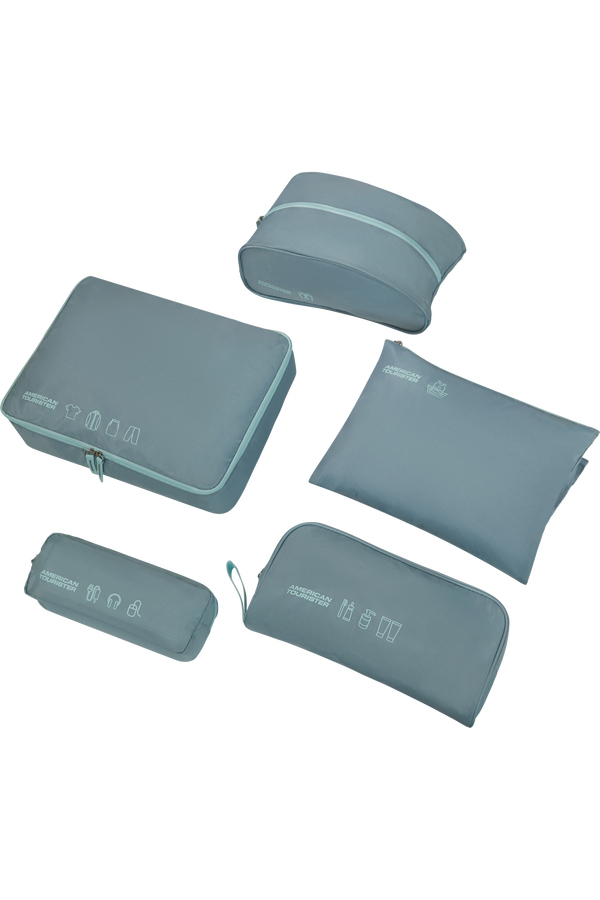 Packing Organisers Set med 5 packorganisat&ouml;rer