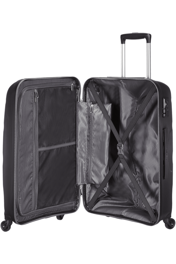 American Tourister Bon Air 4-wheel Spinner 66cm medium suitcase Black American Tourister Bon Air 4-wheel Spinner 66cm medium suitcase Black