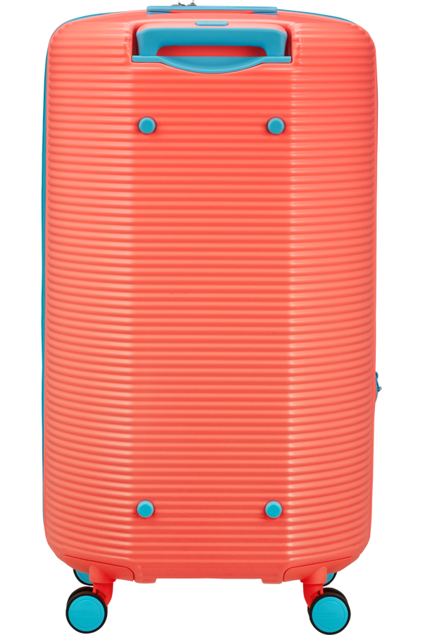 American Tourister Rollio Spinner 75cm  Coral/Blue American Tourister Rollio Spinner 75cm  Coral/Blue