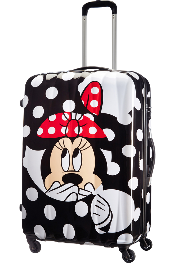 American Tourister Disney 4-wheel Spinner 75cm large suitcase Minnie Dots