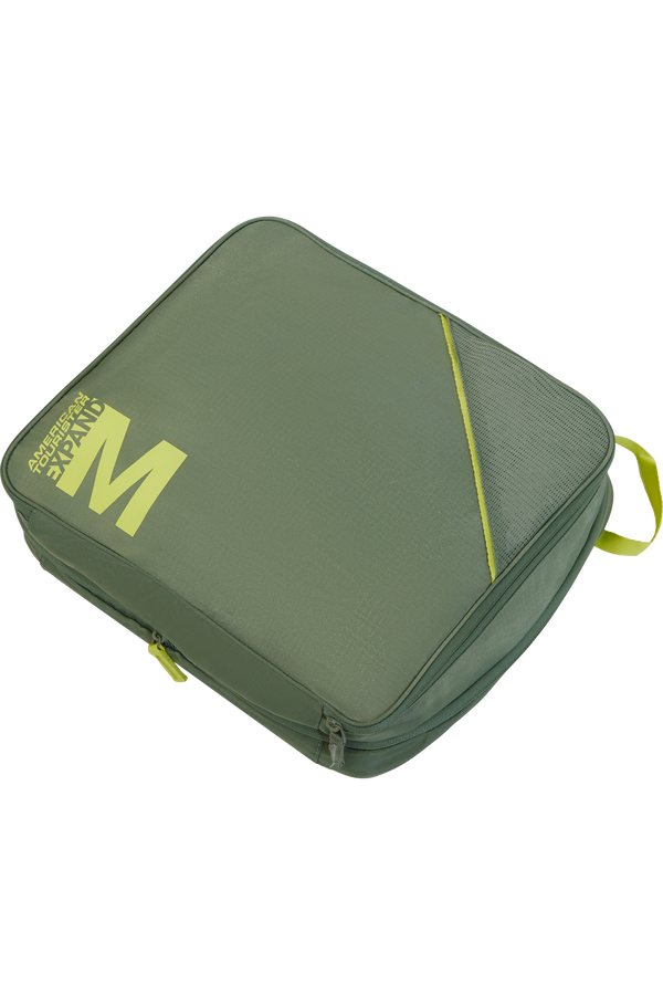 Packing Cubes Set med 3 packkuber | American Tourister American Tourist. Ta Packing Cubes S/M/L  Olive/Lime
