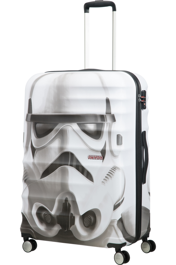 American Tourister Wavebreaker Disney 4-wheel 77cm large Spinner suitcase Star Wars Storm Trooper American Tourister Wavebreaker Disney 4-wheel 77cm large Spinner suitcase Star Wars Storm Trooper