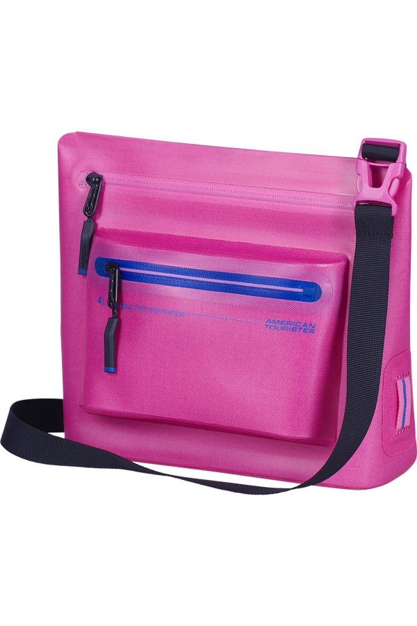 Colourdry M Axelremsv&auml;ska | American Tourister Colourdry Shoulder Bag M  Electric Fuchsia