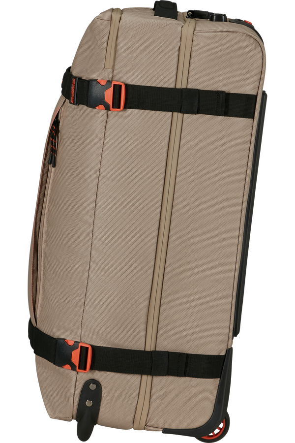 American Tourister Urban Track Duffle with Wheels Coated M  Beige/Orange American Tourister Urban Track Duffle with Wheels Coated M  Beige/Orange
