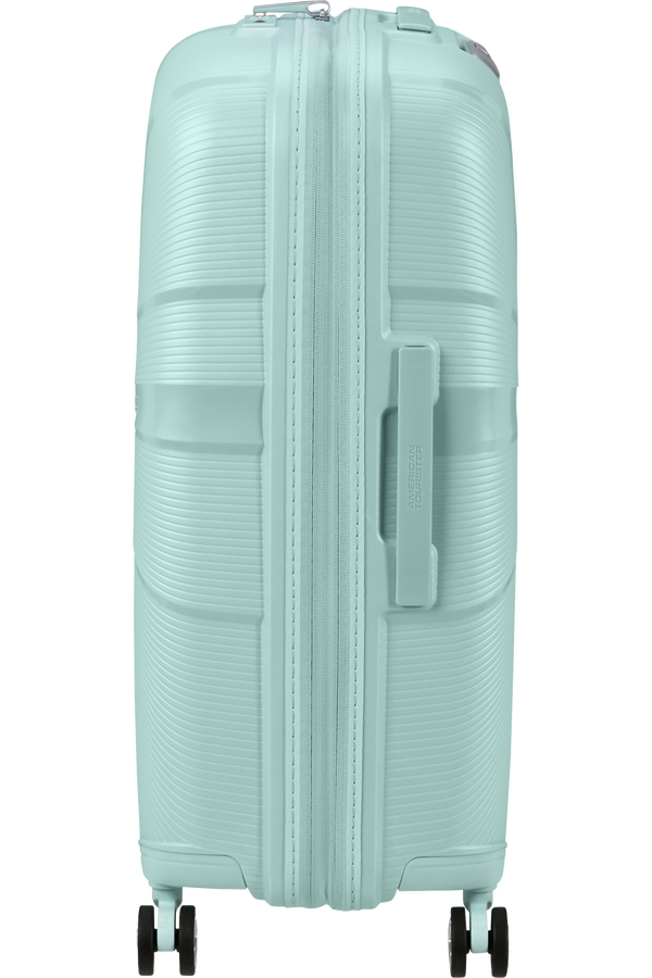 American Tourister StarVibe Spinner Expandable TSA 67cm  Metallic Surf Blue