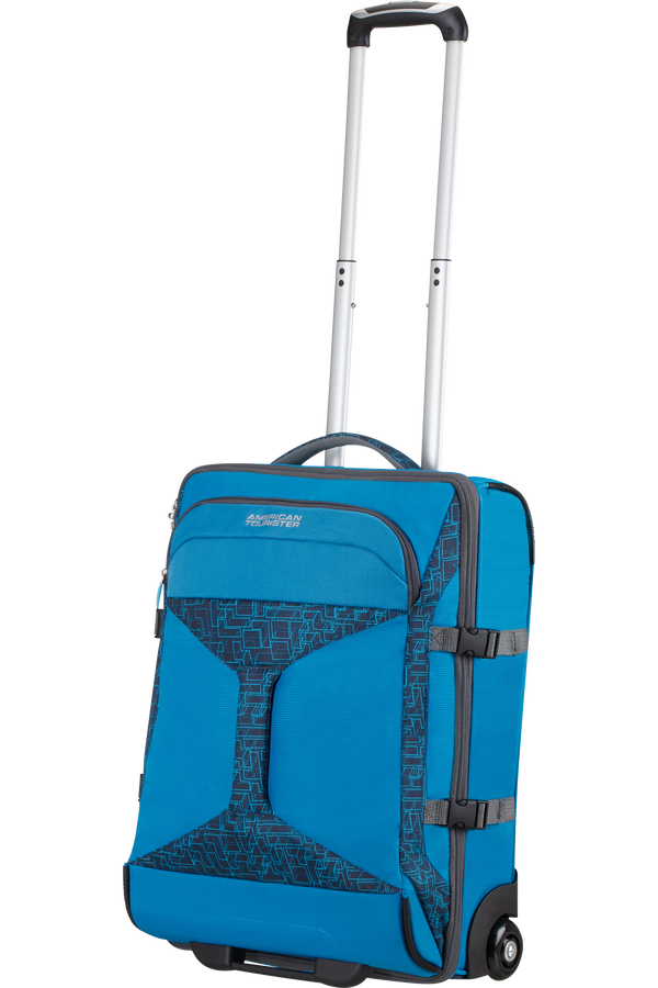 American Tourister Road Quest Duffle with Wheels 55X40X20cm Bluestar Print