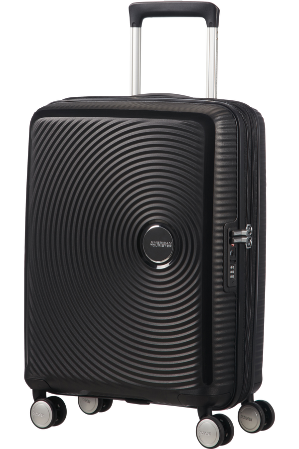American Tourister Soundbox Spinner Expandable 55cm Bass Black American Tourister Soundbox Spinner Expandable 55cm Bass Black