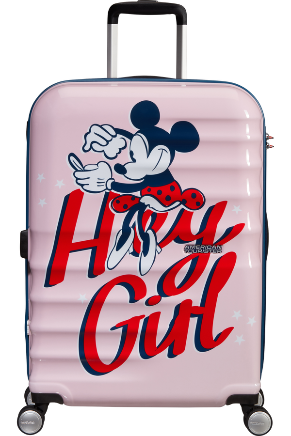 American Tourister Wavebreaker Disney Spinner Disney 67cm  Minnie Darling Pink