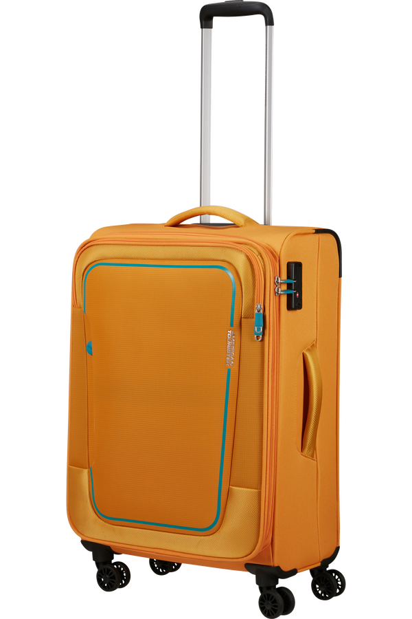 American Tourister Pulsonic Spinner Expandable 68cm  Sunset Yellow