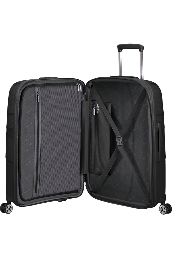 American Tourister Starvibe Spinner Expandable TSA 67cm Black
