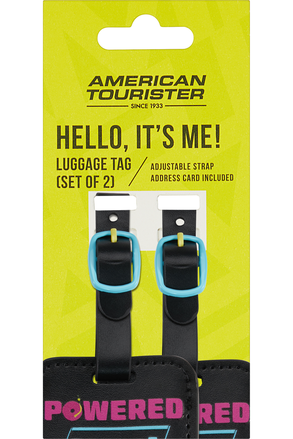 Graphic Tags Bagagebricka &ndash; Set med 2 st
