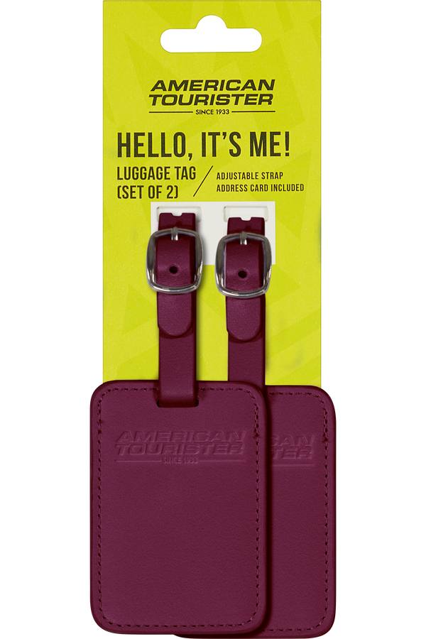Luggage Tags Bagagebricka &ndash; Set med 2 st