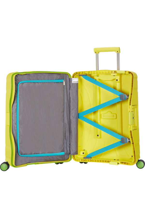 American Tourister Lock'n'Roll 4-wheel cabin baggage Spinner suitcase 40x55x20cm Sunshine Yellow