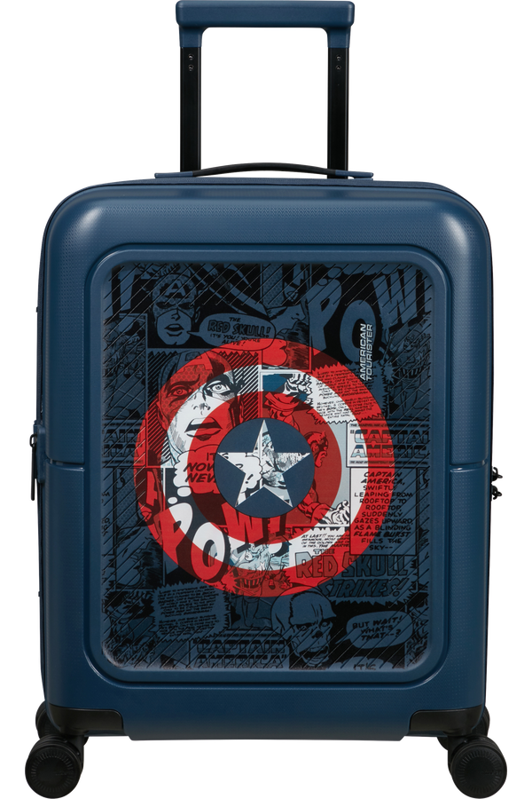 American Tourister Dashpop Disney Spinner Expandable TSA Marvel 55cm  Capt America Shield