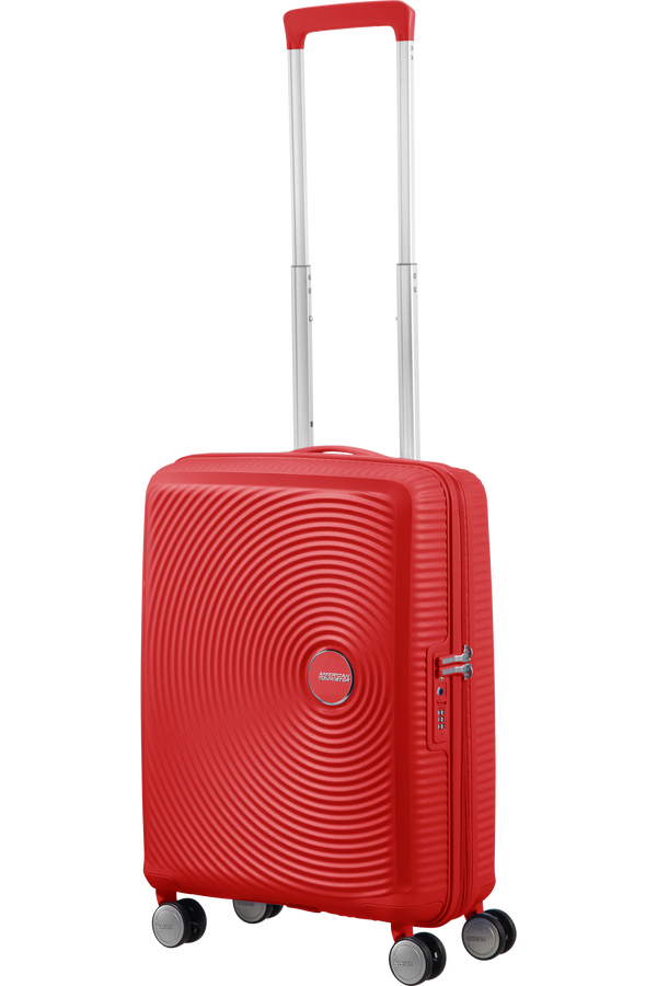 American Tourister Soundbox Spinner Expandable 55cm  Coral Red