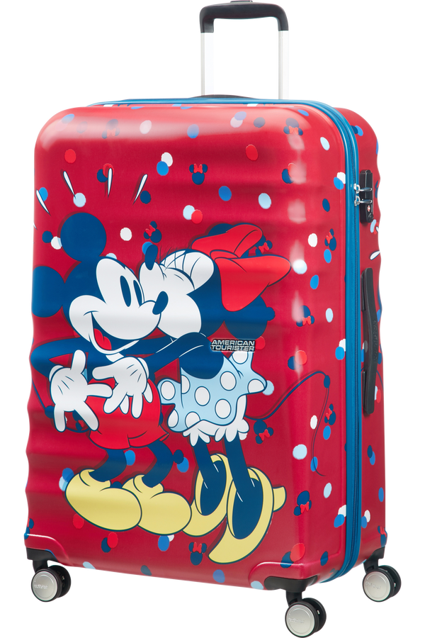 American Tourister Wavebreaker Disney 4-wheel 77cm large Spinner suitcase Minnie Loves Mickey