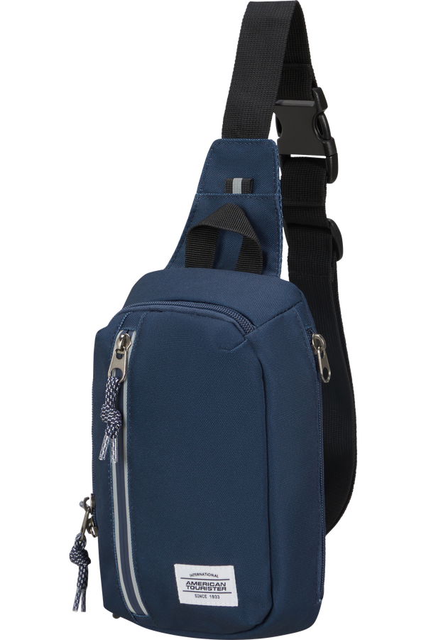 American Tourister Brightup Sling Bag Zip  Navy American Tourister Brightup Sling Bag Zip  Navy
