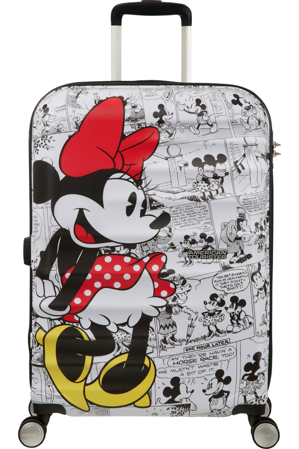 American Tourister Wavebreaker Disney Spinner Disney 67cm Minnie Comics White