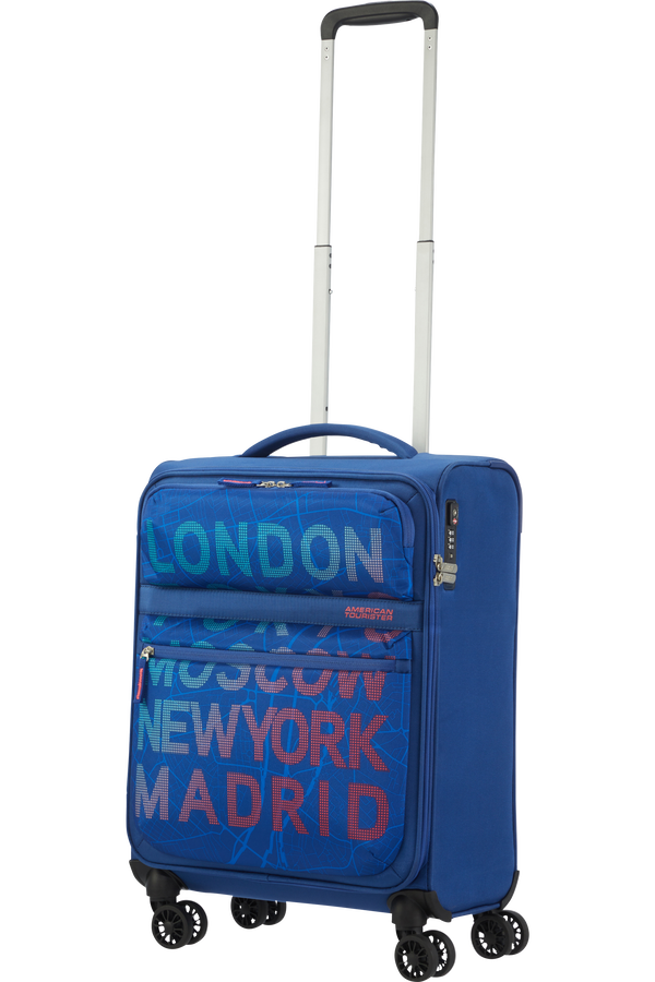 American Tourister Matchup Spinner Print TSA 55cm  City Map Blue