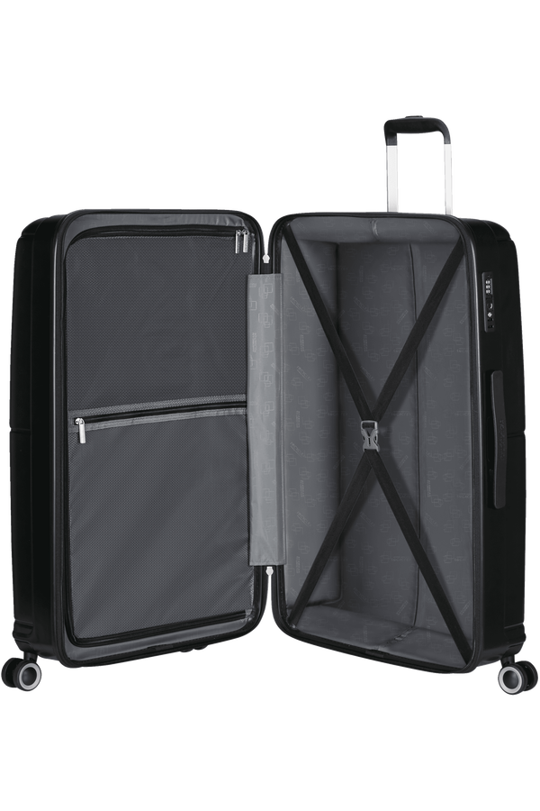 American Tourister Geopop Spinner 77/28 Tsa. 77cm  Shadow Black