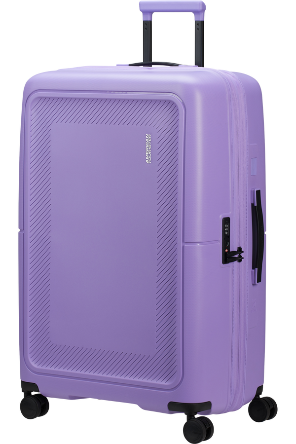 American Tourister DashPop Spinner Expandable TSA 77cm Violet Purple American Tourister DashPop Spinner Expandable TSA 77cm Violet Purple