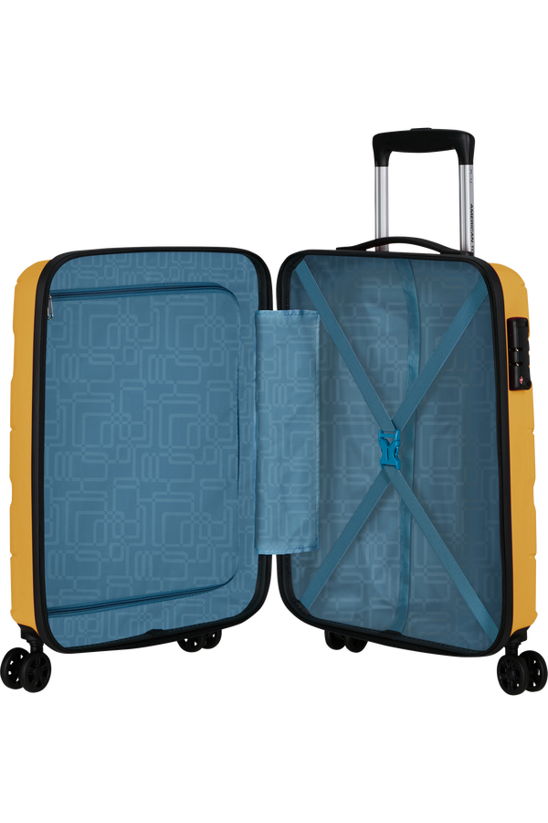 Jetdriver 3.0 55cm Resv&auml;ska med 4 hjul | American Tourister Jetdriver 3.0 Spinner 55/20 TSA 55cm  Banana Cream