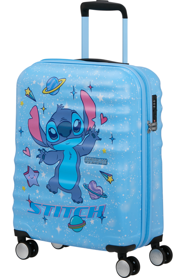 Disney Wavebreaker 55cm Kabinv&auml;skor | American Tourister Disney Wavebreaker Spinner TSA Disney Fl 55cm  Stitch Universe