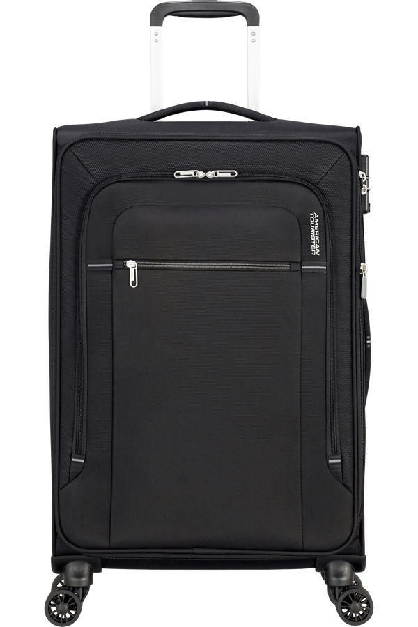 American Tourister Crosstrack Spinner Expandable 67cm Black/Grey