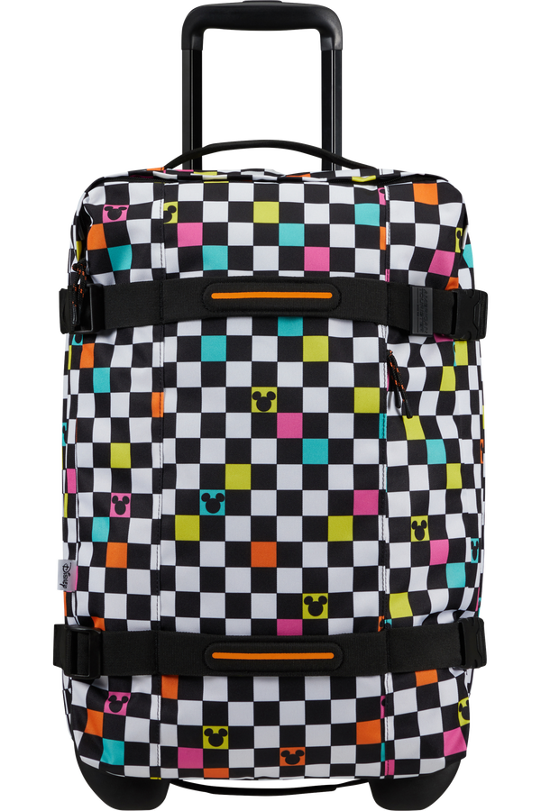 American Tourister Urban Track Disney Duffle with Wheels Disney S  Mickey Check