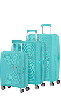American Tourister Soundbox 3 PC Set A  Poolside Blue