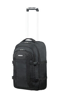 American Tourister Road Quest Laptop Backpack with Wheels 39.6cm/15.6inch  Solid Black
