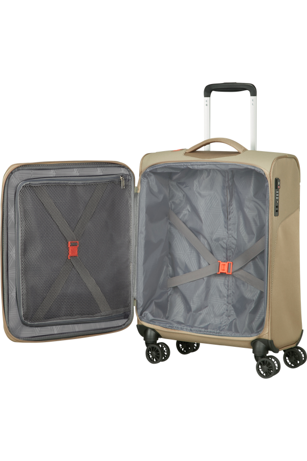 American Tourister Summerfunk Spinner Strict TSA 55cm  Beige