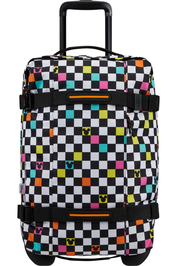 American Tourister Urban Track Disney Duffle with Wheels Disney S  Mickey Check