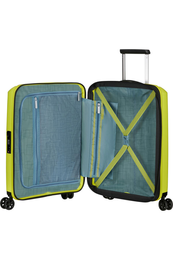 American Tourister Aerostep Spinner 55/20 Exp Tsa 55cm  Light Lime