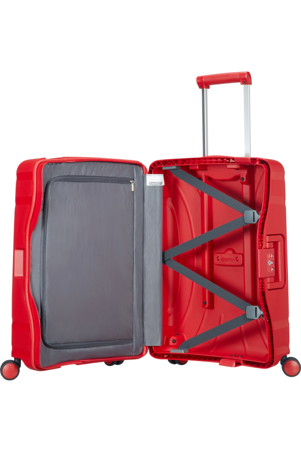 American Tourister Lock'n'Roll 4-wheel cabin baggage Spinner suitcase 55x40x20cm Formula Red