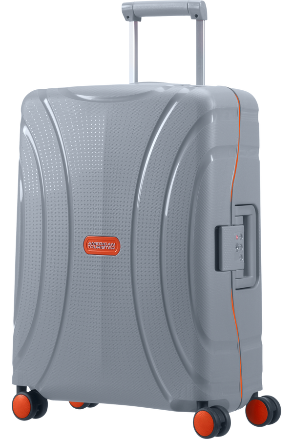 American Tourister Lock'n'Roll 4-wheel cabin baggage Spinner suitcase 55x40x20cm Volt Grey American Tourister Lock'n'Roll 4-wheel cabin baggage Spinner suitcase 55x40x20cm Volt Grey