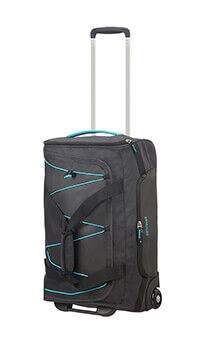American Tourister Road Quest Duffle with Wheels 55/20  Graphite/Turquoise